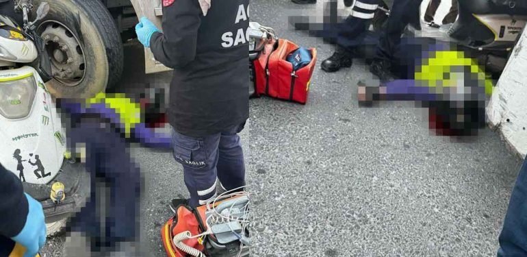 Esenyurt'ta feci kaza! Kurye kamyon çarpmasıyla yaşamını yitirdi 1 esenyurt’ta-feci-kaza!-kurye-kamyon-carpmasiyla-yasamini-yitirdi