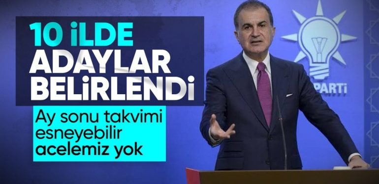 Ömer Çelik’ten yerel seçim öncesi aday açıklaması
