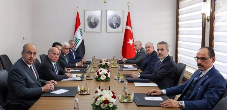 Hakan Fidan, Iraklı mevkidaşı Hüseyin ile görüştü