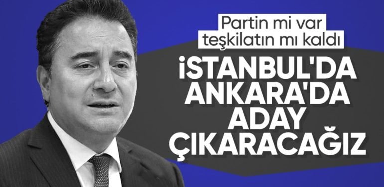 Ali Babacan: İstanbul ve Ankara için kendi adayımızı hazırlıyoruz
