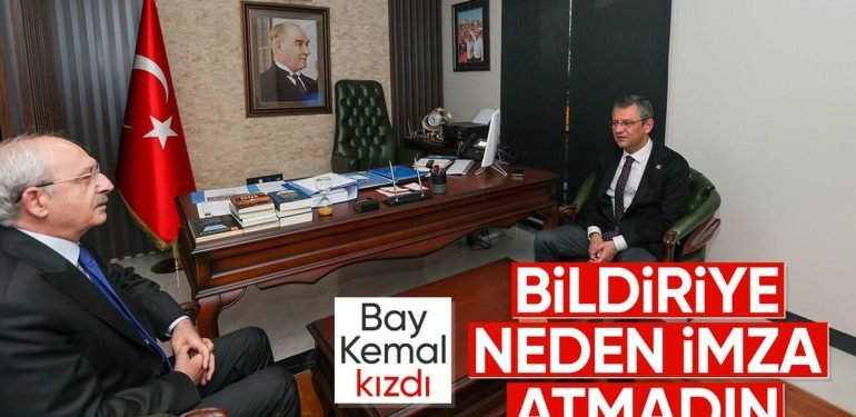 CHP’nin teröre karşı bildiriyi imzalamaması Kılıçdaroğlu’nu rahatsız etti