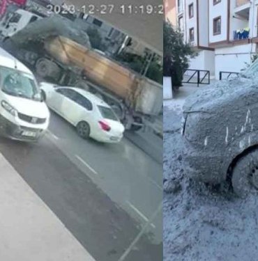pendik'te-faciadan-donuldu!-hafriyat-kamyonunun-icindeki-cimento-araclara-devrildi