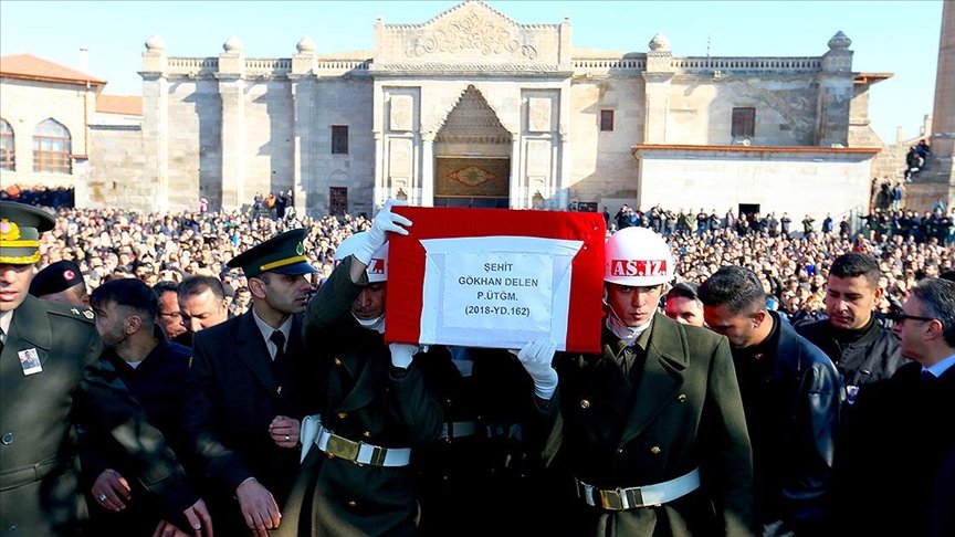 “Pençe-Kilit Operasyonu” şehitlerimizi uğurladık