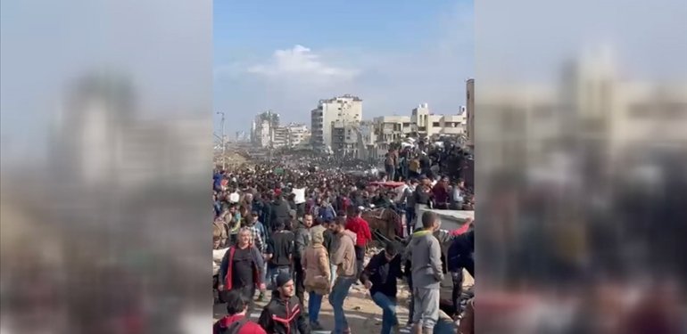 İsrail güçleri, Gazze’de gıda yardımı için toplanan binlerce Filistinlinin üzerine ateş açtı