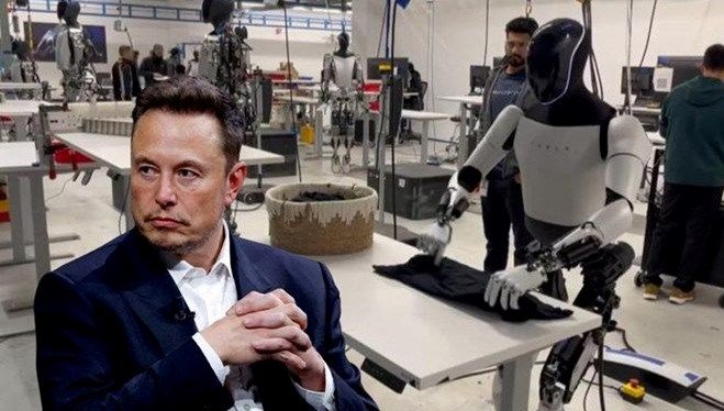 Elon Musk’ın robotu tişört katladı