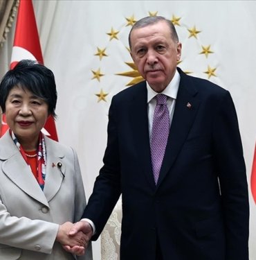 Cumhurbaşkanı Erdoğan, Japonya Dışişleri Bakanı Yoko’yu kabul etti