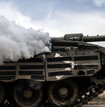 AA ekibi İsrail’in Gazze’ye düzenlediği saldırıları ve sınırdaki tank hareketliliğini görüntüledi