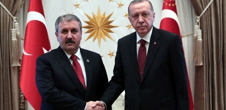 AK Parti’de ittifak görüşmeleri | Cumhurbaşkanı Erdoğan, BBP lideri Destici ile görüşecek