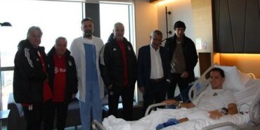 Beşiktaş'ta Santos, Amir Hadziahmetovic'i ziyaret etti