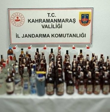 Kahramanmaraş’ta sahte içki operasyonuna 1 gözaltı