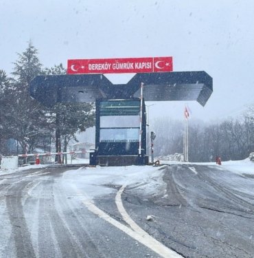 Kırklareli’nde kar yağışı