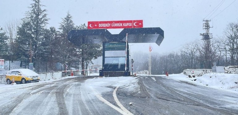 Kırklareli’nde kar yağışı