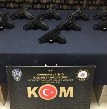 Karaman’da silah operasyonu