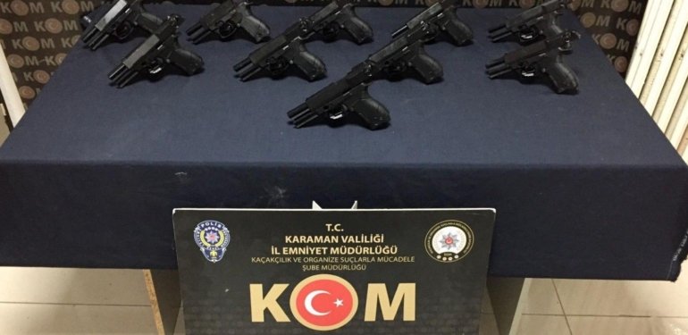 Karaman’da silah operasyonu