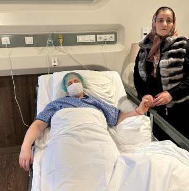 Çeçen hemşire Türkiye’de şifa buldu