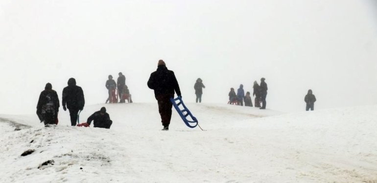 Zigana Kayak Merkezi karne tatilinde doldu taşı