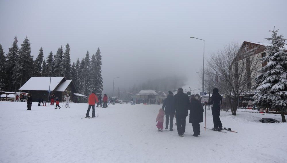 Ilgaz Dağı’nda yarıyıl tatili yoğunluğu