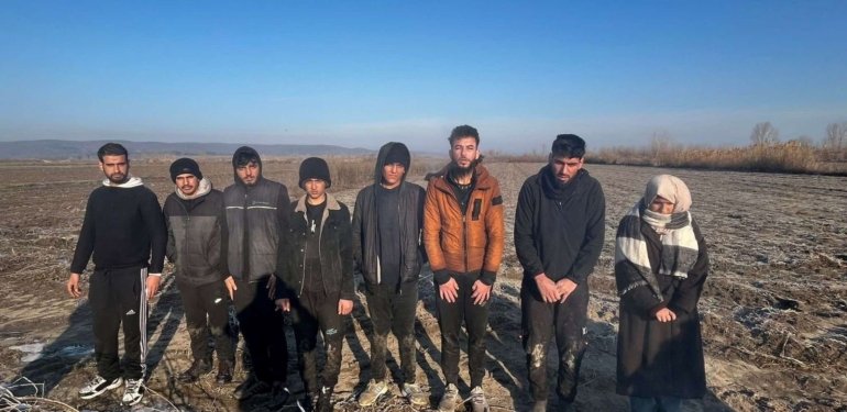 Edirne’de bir haftada 170 düzensiz göçmen yakalandı