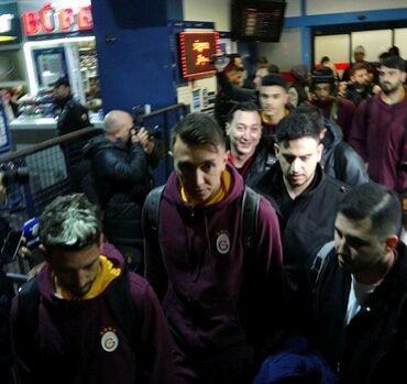 Galatasaray kafilesi Trabzon’da!