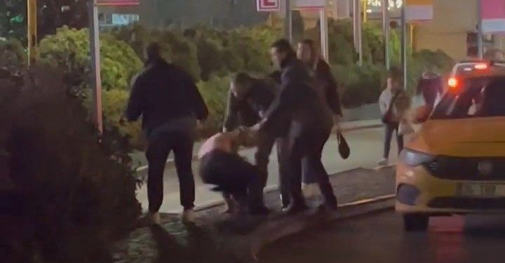 İstanbul’da taksici magandası: Sokak ortasında kadını dövdü