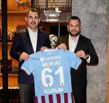 Trabzonspor Başkanı Ertuğrul Doğan, İBB Başkan Adayı Murat Kurum’u ağırladı