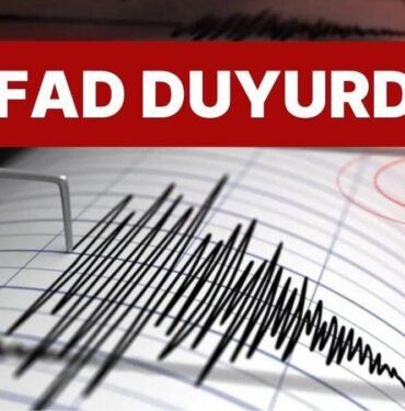 Antalya’da 4,1 Büyüklüğünde Deprem