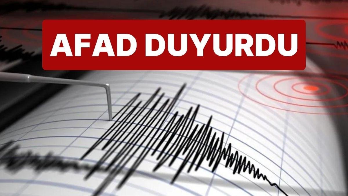 Antalya’da 4,1 Büyüklüğünde Deprem