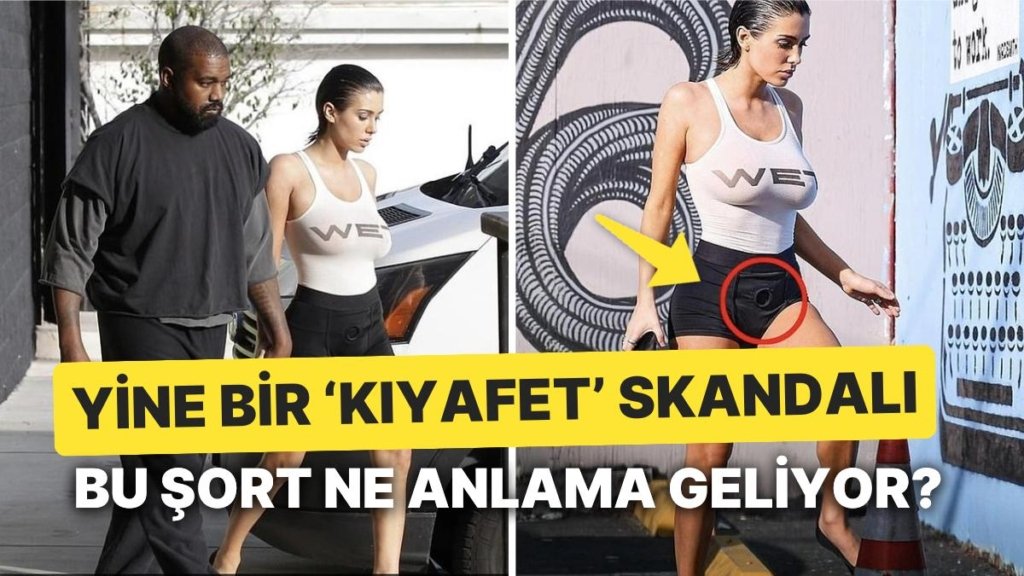 Fantezi İçin mi? Kanye West’in Karısı Bianca Censori’nin Şortundaki İlginç Ayrıntı “Bu Neydi Şimdi?” Dedirtti!