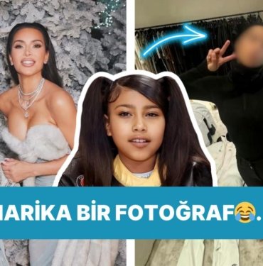 North West Yine Yaramazlık Peşinde, Bu Sefer Kim Kardashian’ın Makyajsız Selfie’sini Sızdırdı