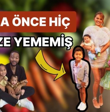 John Legend’ın Eşi Chrissy Teigen, 5 Yaşındaki Oğlunun Hiç Sebze Yemediğini İtiraf Etti
