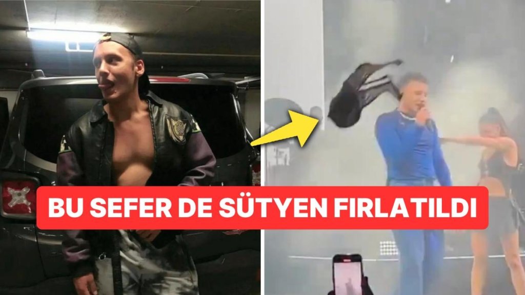 Bir Şeyler Fırlatma Modası Bitti Diyorduk ki Edis’in Konserinde Sahneye İç Çamaşırı Fırlatıldı!