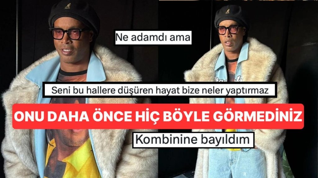 Yeşil Sahaların Efsane İsmi Yetenekli Futbolcu Ronaldinho Paris’teki Moda Haftasında Podyumun Tozunu Attırdı