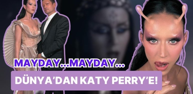 Katy Perry Ve Nişanlısı Orlando Bloom’un ‘Uzaylı’ Temalı Makyajları Görenleri Uzaya Uçurdu
