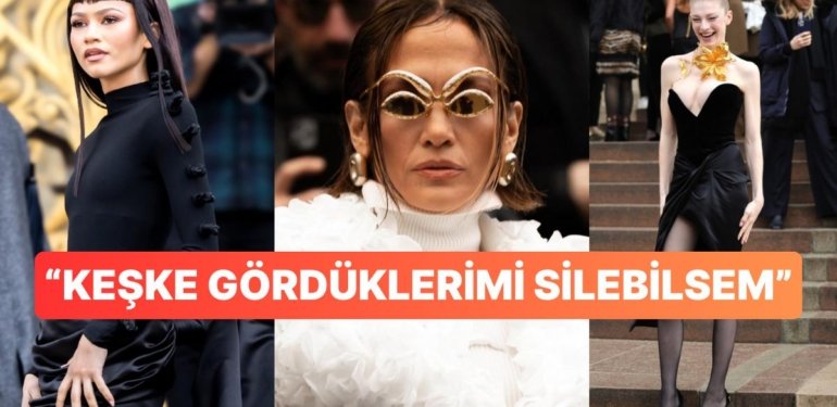 Jennifer Lopez ve Zendaya Paris’teki Schiaparelli Moda Şovunda Giydikleri Kıyafetlerle Gözlerimizi Kanattılar