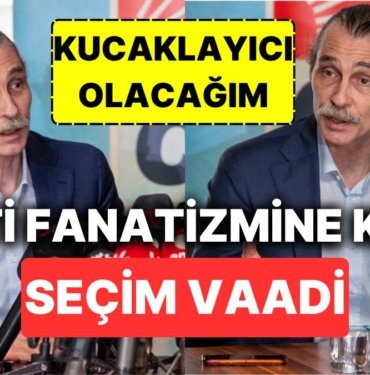 CHP Belediye Başkan Adayı Erdal Beşikçioğlu’ndan Partiler Arası Fanatizme Karşı Seçim Vaadi