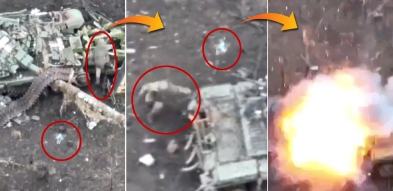 Kamikaze drone Rus askerini yok etti