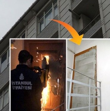 Ev sahibinden hırsıza ilginç çözüm: Evinin kapısına duvar ördü