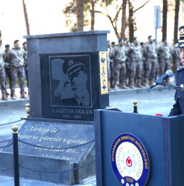 Şehit Gaffar Okkan ve 5 polis memuru için anma töreni