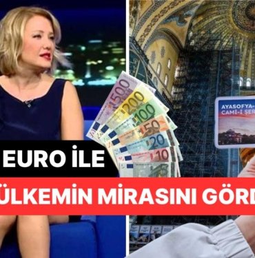 Berna Laçin Ayasofya Camii’ne İndirimsiz ve Sadece Euro ile Girilebilmesine Bir Kez Daha Yükseldi!