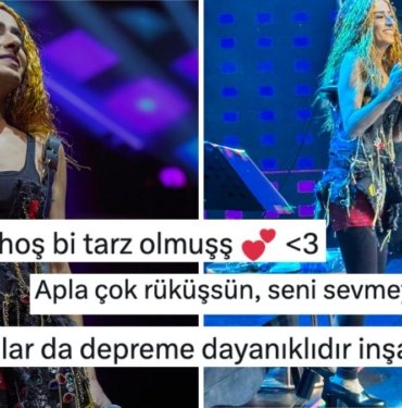 Yıldız Tilbe Verdiği Konserde Kıvırcık Sarı Saçları ve Kombini İle Geceye Damga Vurdu