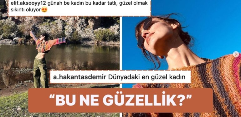 Yargı Dizisinin Ceylin’i Pınar Deniz’in Doğayla İç İçe Son Pozlarındaki Doğal Güzelliği Övgülere Doyamadı