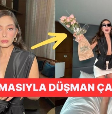 Miami’de Onur Konuğu Olan Neslihan Atagül Hızını Alamayıp Yatağın Üstüne Çıktı!