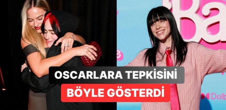 Billie Eilish Barbie Filmi ile Oscar Ödülüne Aday Gösterildikten Sonra Margot Robbie ile Fotoğrafını Paylaştı