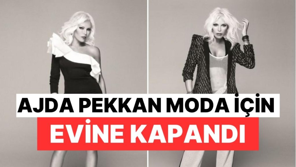 Süperstar Ajda Pekkan’ın Tasarım Heyecanı: Moda için Eve Kapandı