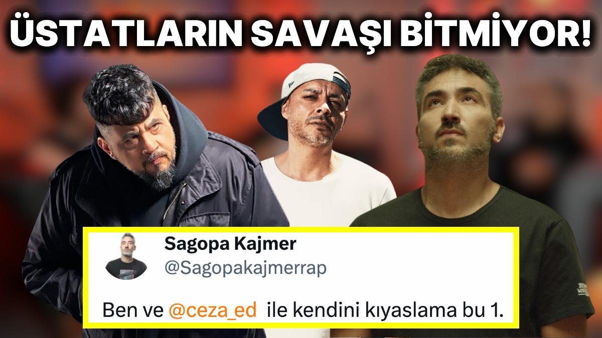 Türkçe Rap Üstatlarının Kavgası Alevlendi: Sagopa Kajmer Kendisine ve Ceza’ya Laf Atan Fuat Ergin’i Affetmedi!