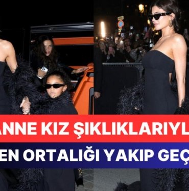 Kylie Jenner Kızı Stormi’yi Moda Haftasındaki Defileye Götürdü: İkilinin Uyumlu Kıyafetleri İlgi Odağı Oldu