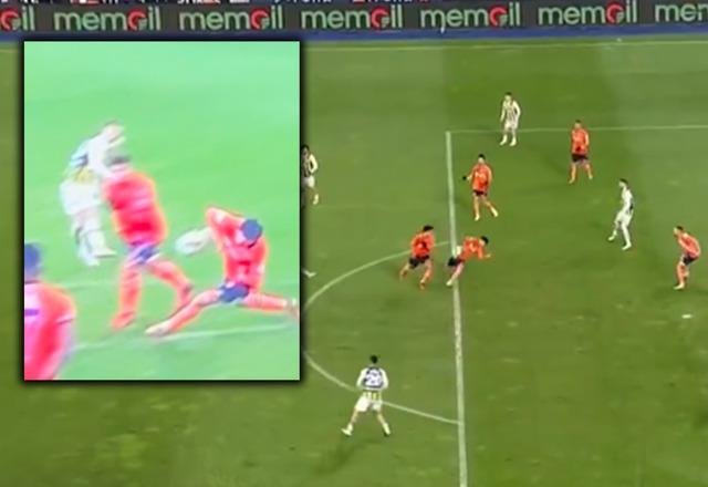 Başakşehir Fenerbahçe maçındaki penaltı pozisyonu ceza sahasının içinde mi? Yeni görüntülerin ortaya çıkmasının ardından tartışmalar sona erdi