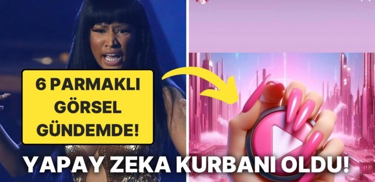 Ünlü Rapçi Nicki Minaj’ın Albüm Tanıtımlarında Yapay Zekayla Üretilmiş Görseller Kullanması Hayranlarını Üzdü