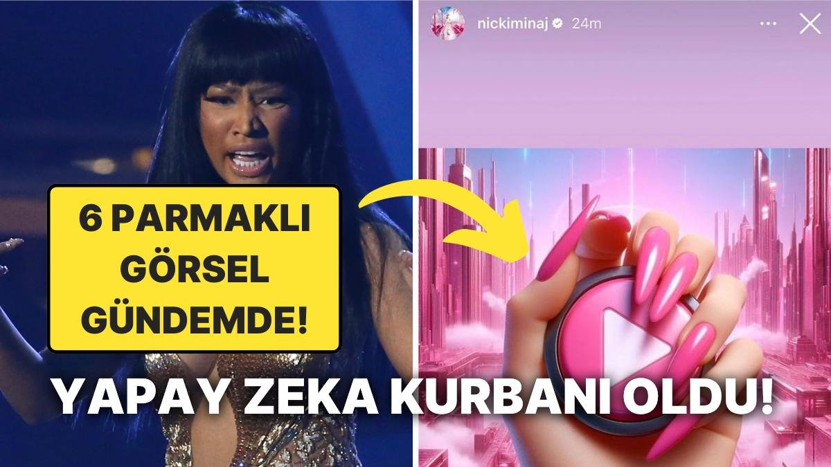 Ünlü Rapçi Nicki Minaj’ın Albüm Tanıtımlarında Yapay Zekayla Üretilmiş Görseller Kullanması Hayranlarını Üzdü