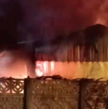 Düzce’de tek katlı ev alev alev yandı: 1 ölü